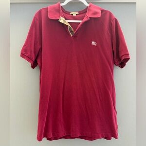 Burberry Magenta Polo Shirt